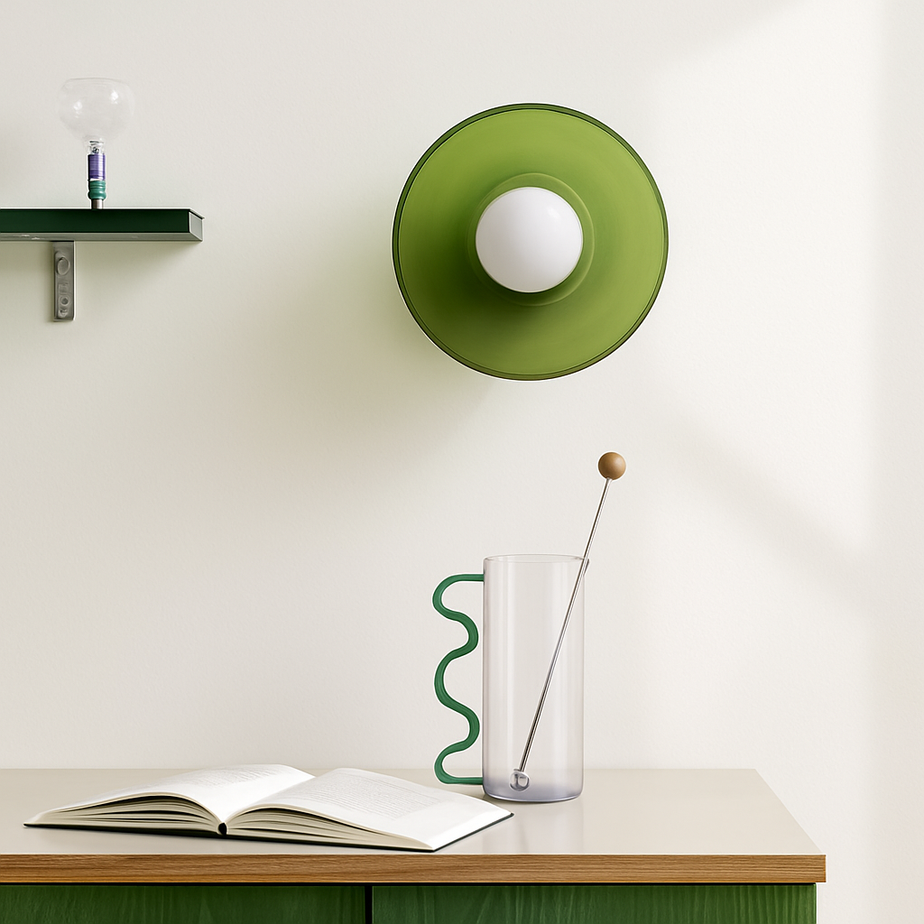 Plafonnier en verre nordique à tête unique G9 - vue 4 sur 10