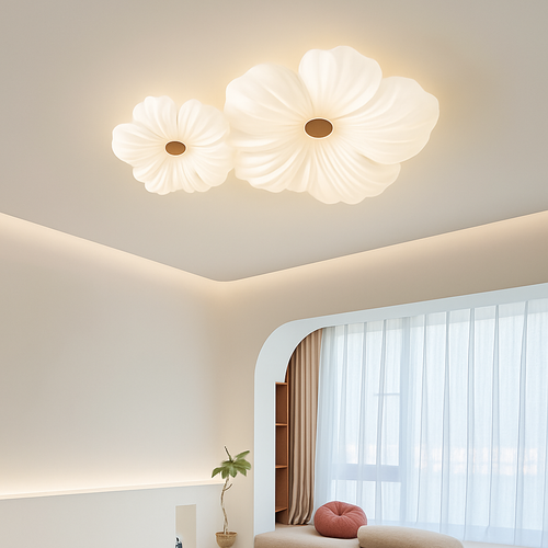 plafonnier floral nordique pour décoration de chambre d'enfant - vue 2 sur 12