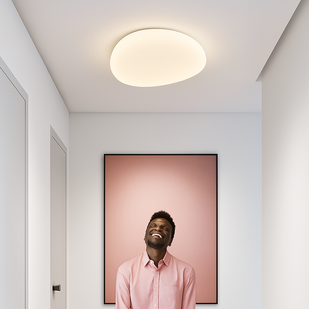 plafonnier à galets à succion pour intérieur et extérieur