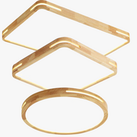 plafonnier led carré avec télécommande et variateur 2.4g