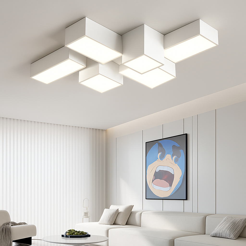 Plafonnier Led carré minimaliste moderne