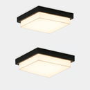 plafonnier led carré étanche pour extérieur jardin porche mur
