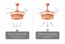 Creative carousel LED ceiling light for girls