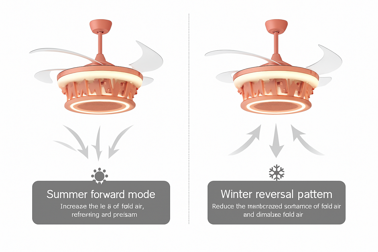 Creative carousel LED ceiling light for girls - vue 6 sur 8