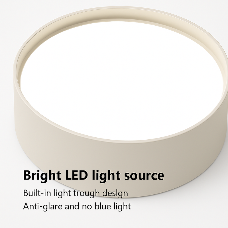 Plafonnier LED design décorative led noir blanc