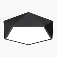 Plafonnier LED design géométrique en diamant