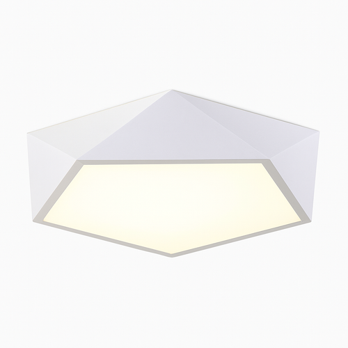Plafonnier LED design géométrique en diamant - vue 5 sur 5