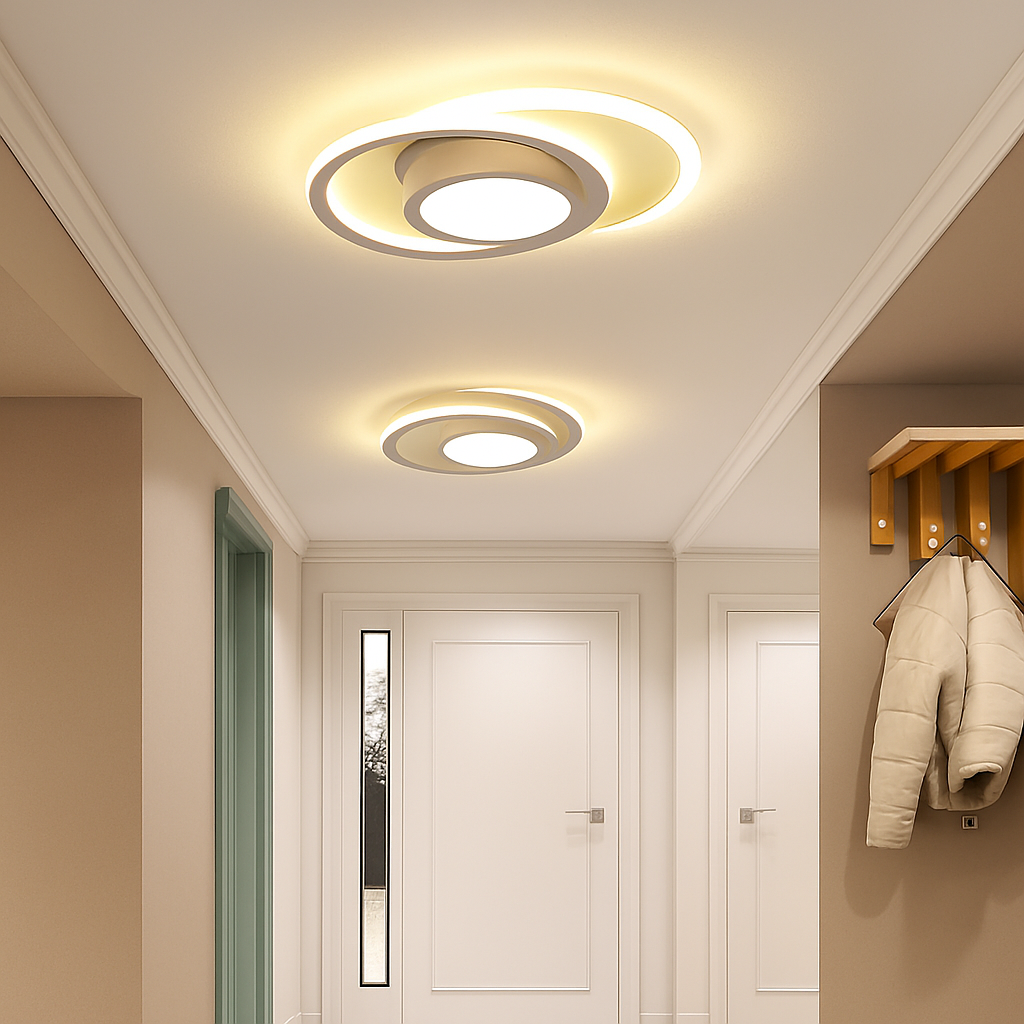 plafonnier led design moderne pour décoration intérieure - vue 5 sur 12