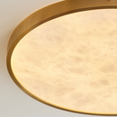plafonnier led en marbre fin design simple et moderne en cuivre brossé