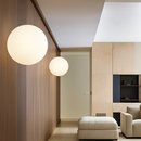 Nordic minimalist LED glass ceiling light decorative