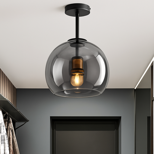 Plafonnier LED en verre minimaliste moderne