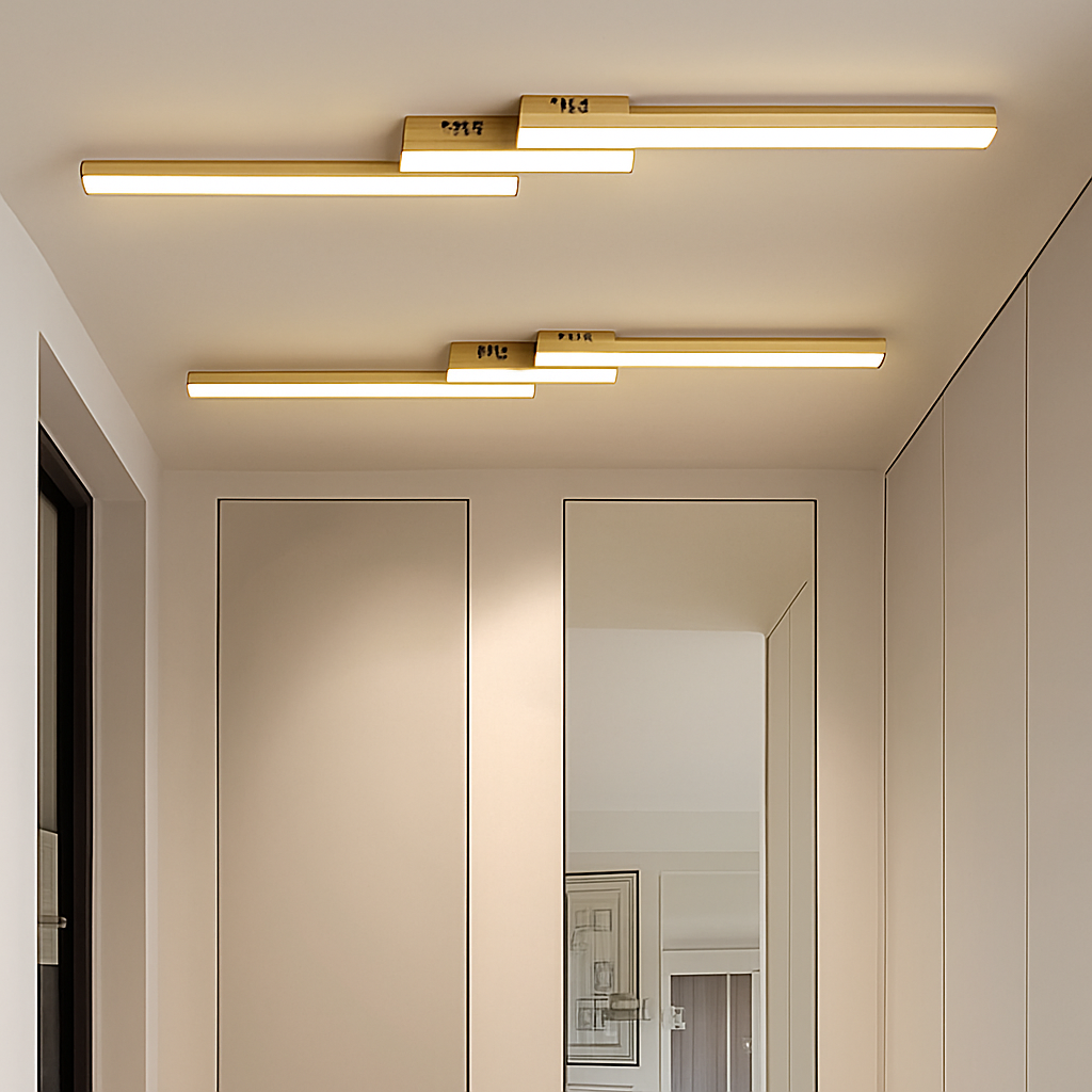 plafonnier led intérieur nordique maison moderne - vue 4 sur 16