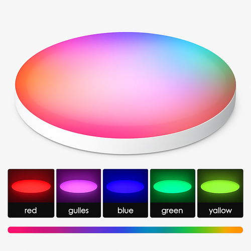 plafonnier led intelligent tuya zigbee avec commande vocale et application