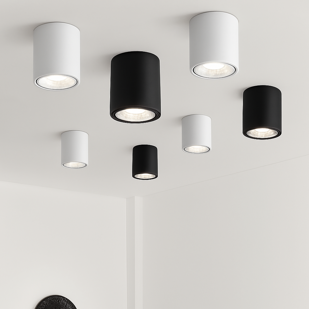 plafonnier led à intensité variable éclairage économique angle ajustable - vue 6 sur 5