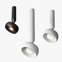 Plafonnier led minimaliste blanc/noir