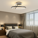 Minimalist aluminium LED ceiling light for decorative indoor lighting