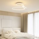 Minimalist aluminium LED ceiling light for decorative indoor lighting