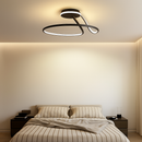 Minimalist aluminium LED ceiling light for decorative indoor lighting
