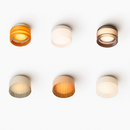 Minimalist glass nordic style LED ceiling light for interiors