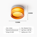 Minimalist glass nordic style LED ceiling light for interiors