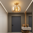 Modern minimalist LED ceiling light with Nordic texture, creative lighting