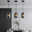 Modern minimalist LED ceiling light with Nordic texture, creative lighting