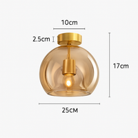 Modern minimalist LED ceiling light with Nordic texture, creative lighting
