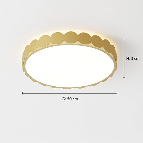 Nordic minimalist LED ceiling light for interior decoration - vue 12 sur 21