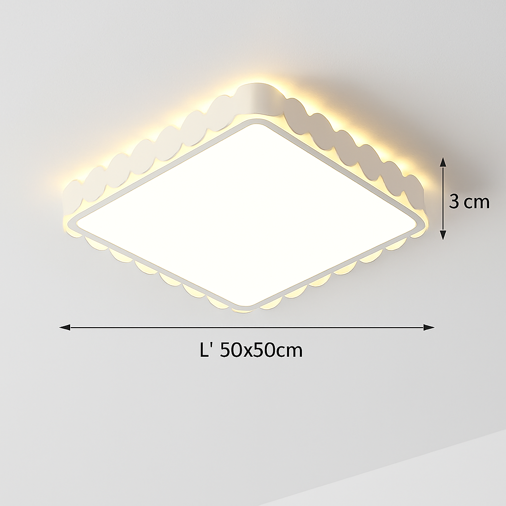 Nordic minimalist LED ceiling light for interior decoration - vue 12 sur 21