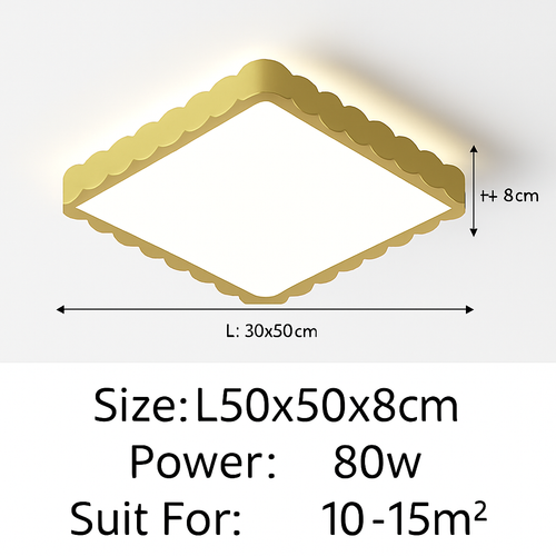 Nordic minimalist LED ceiling light for interior decoration - vue 14 sur 21