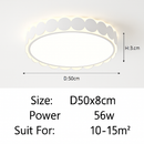 Nordic minimalist LED ceiling light for interior decoration