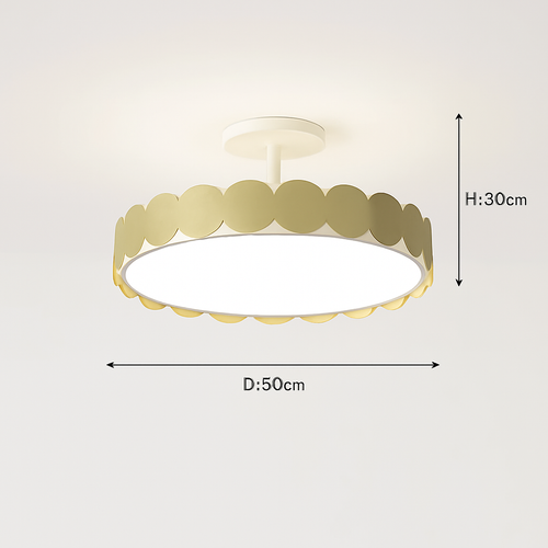 Nordic minimalist LED ceiling light for interior decoration - vue 21 sur 21