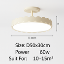 Nordic minimalist LED ceiling light for interior decoration