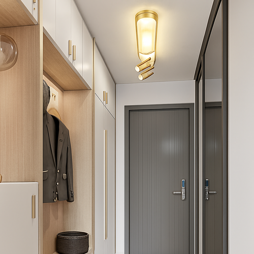 plafonnier led moderne avec projecteur pour décoration intérieure - vue 5 sur 18