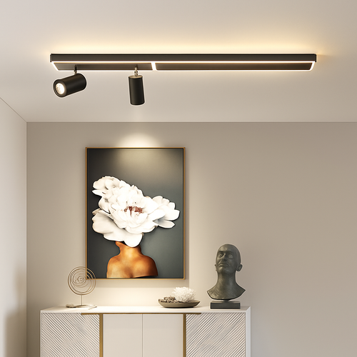 plafonnier led moderne avec projecteur pour intérieur décoratif