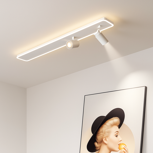 plafonnier led moderne avec projecteur pour intérieur décoratif
