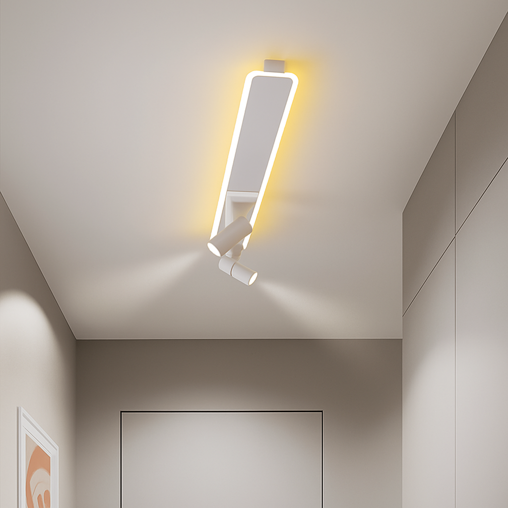 plafonnier led moderne avec projecteur pour intérieur décoratif - vue 7 sur 14
