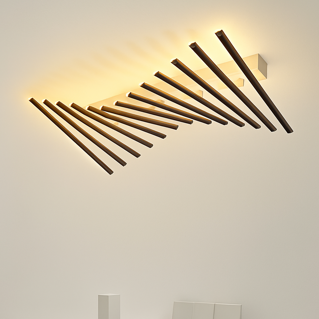 plafonnier led moderne design créatif pour intérieur minimaliste - vue 4 sur 12