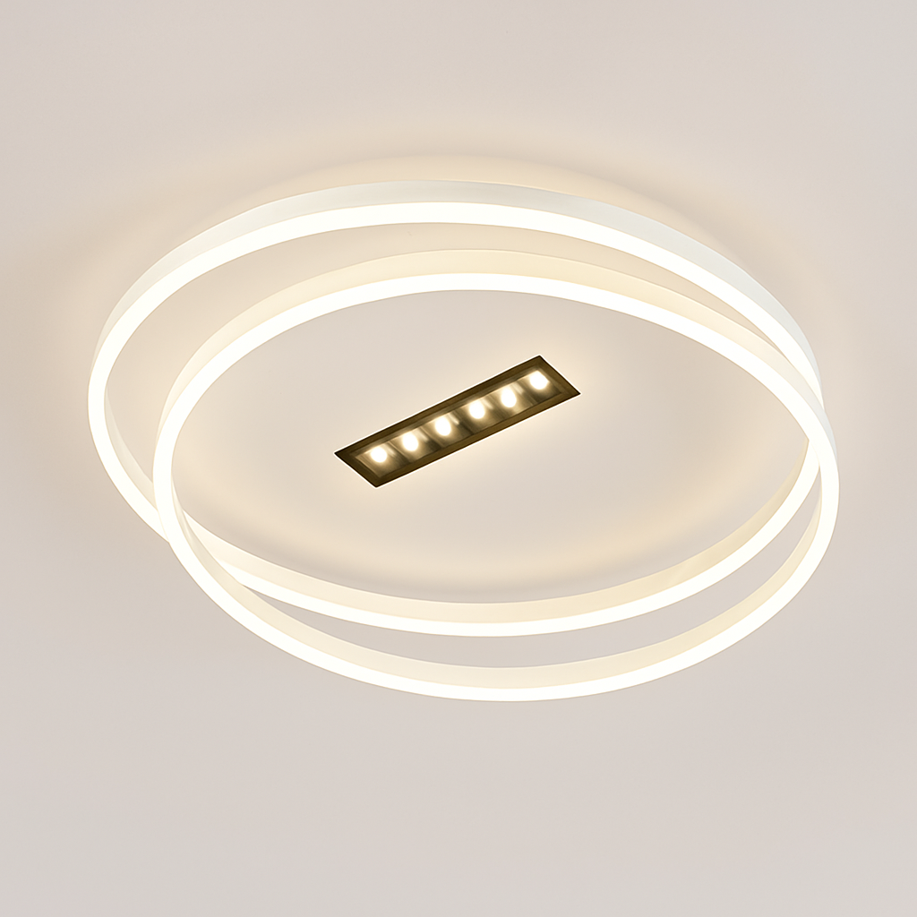 plafonnier led moderne design créatif pour intérieur minimaliste - vue 5 sur 12