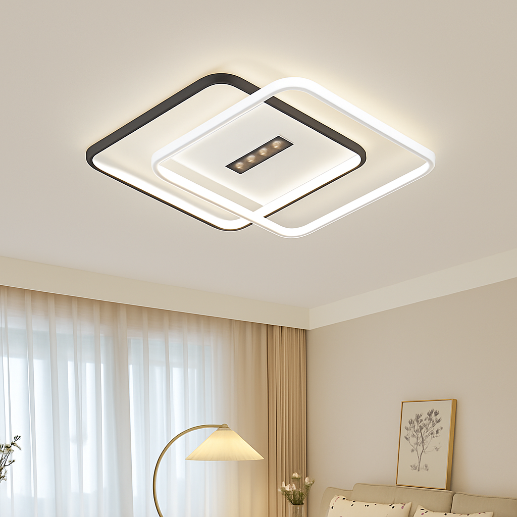 plafonnier led moderne design créatif pour intérieur minimaliste - vue 6 sur 12