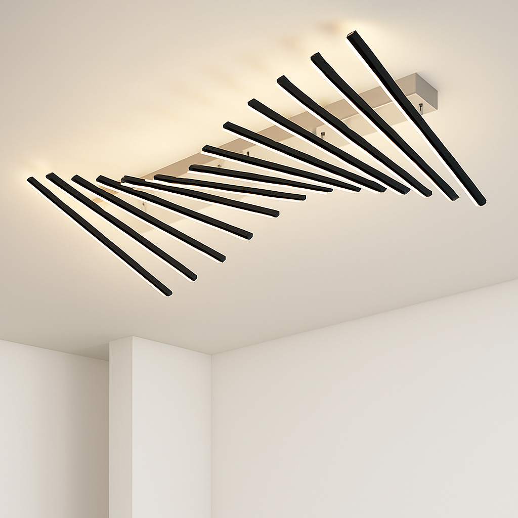 plafonnier led moderne design créatif pour intérieur minimaliste - vue 6 sur 12