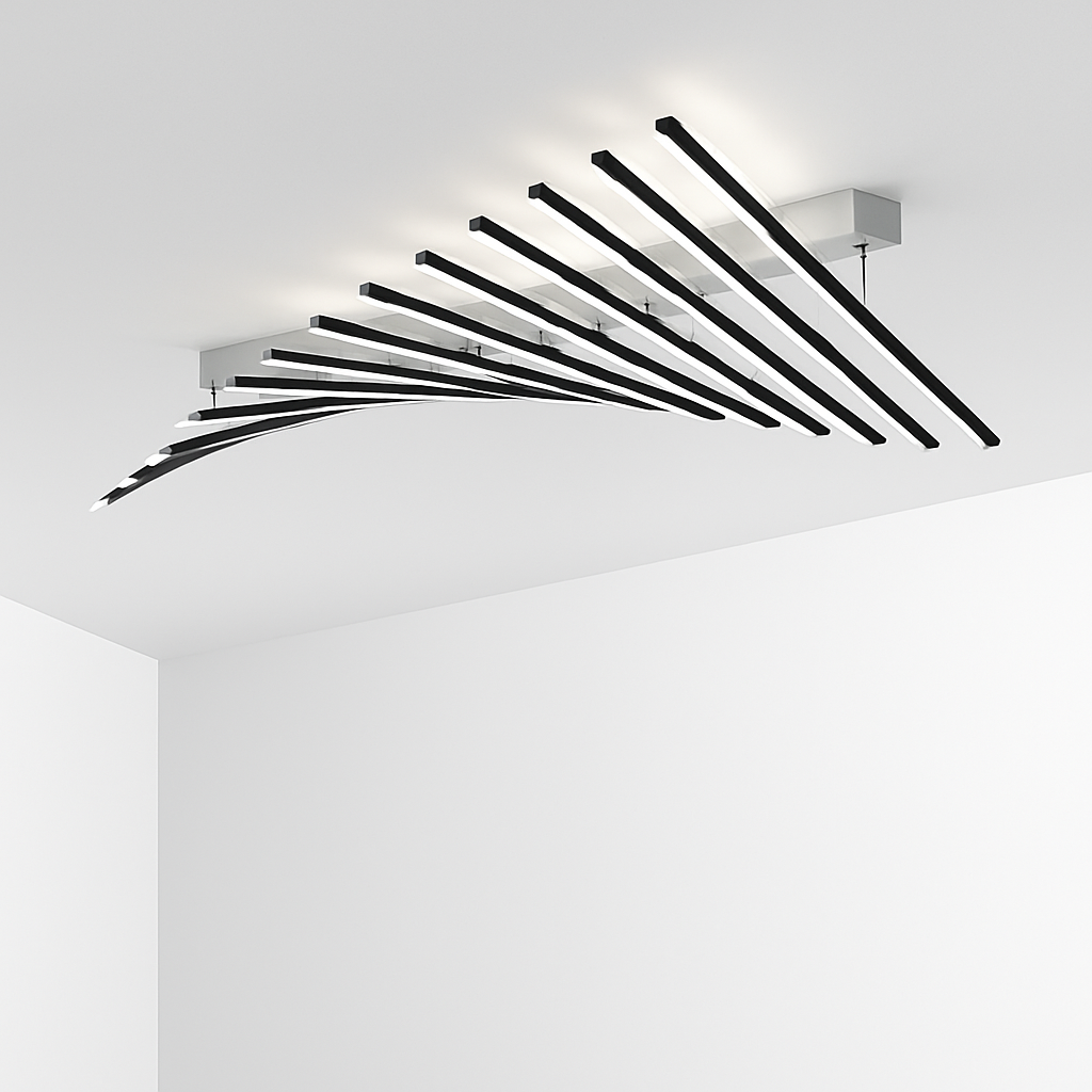plafonnier led moderne design créatif pour intérieur minimaliste - vue 7 sur 12