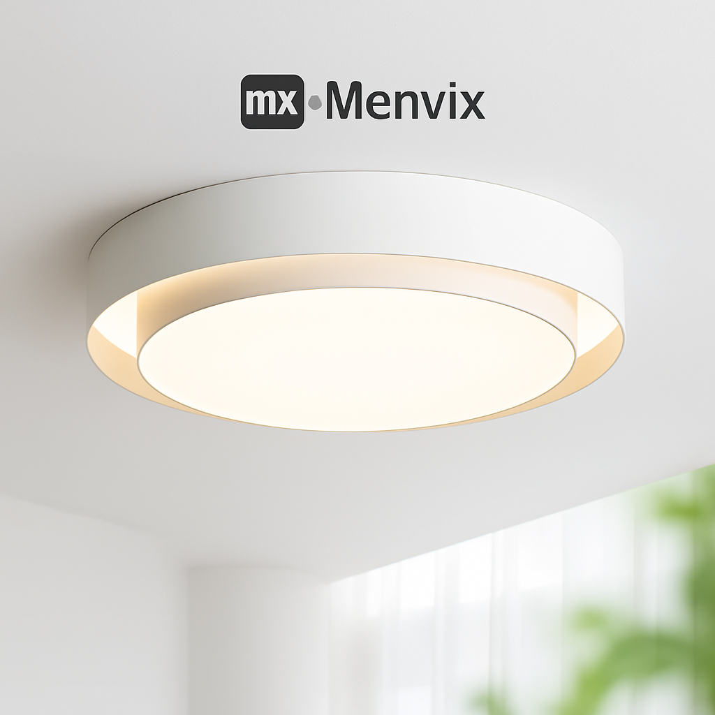 plafonnier led moderne design intérieur lumineux avec intensité variable - vue 5 sur 14