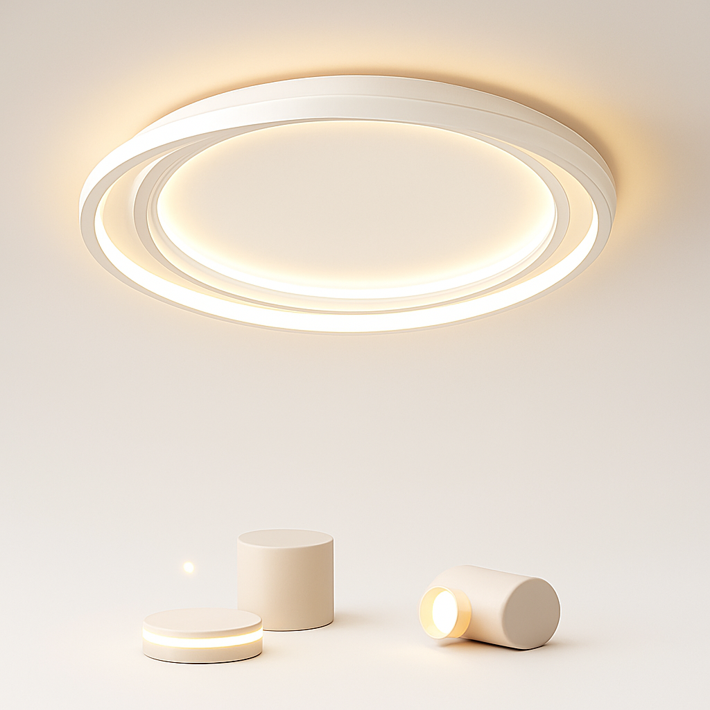 plafonnier led moderne design pour décoration intérieure élégante - vue 3 sur 12