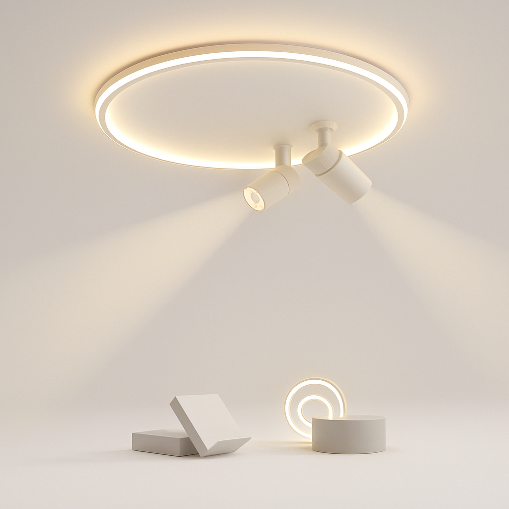 plafonnier led moderne design pour décoration intérieure élégante - vue 3 sur 12