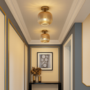 plafonnier led moderne en verre de luxe pour décoration simple