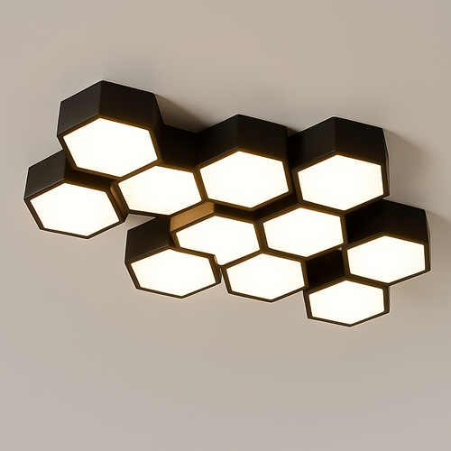 plafonnier led moderne à intensité variable pour intérieur décoratif