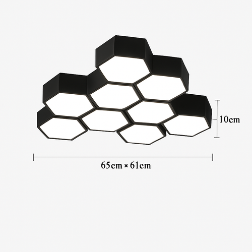 plafonnier led moderne à intensité variable pour intérieur décoratif