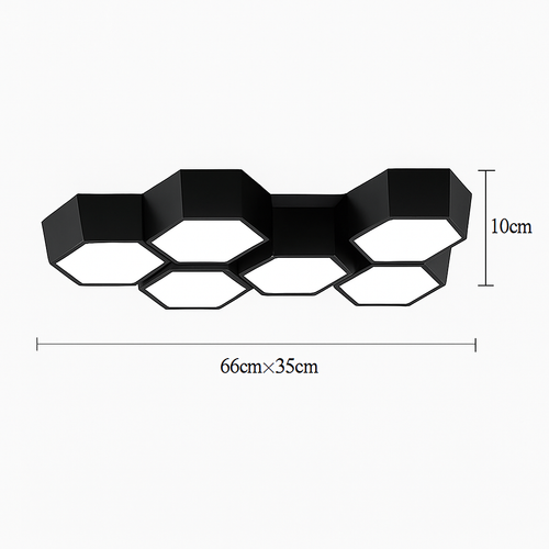 plafonnier led moderne à intensité variable pour intérieur décoratif