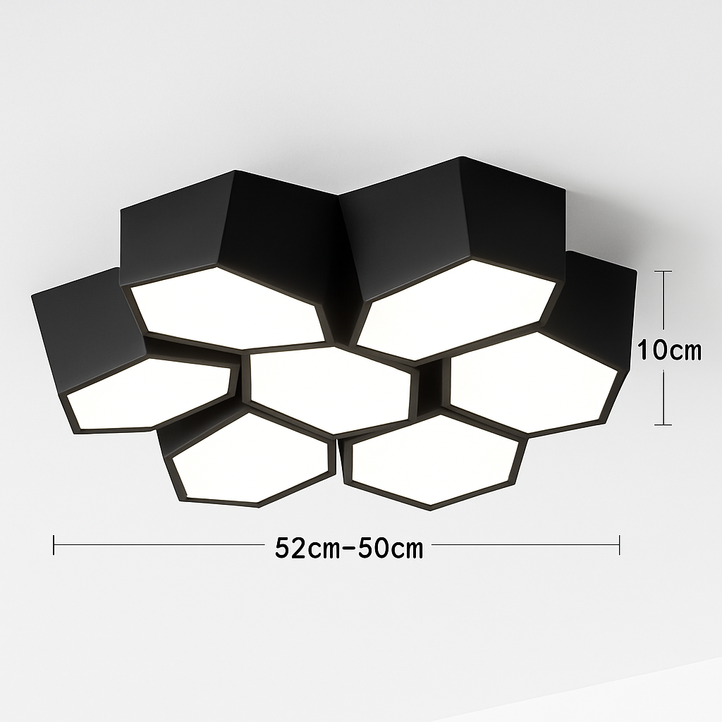 plafonnier led moderne à intensité variable pour intérieur décoratif - vue 9 sur 17